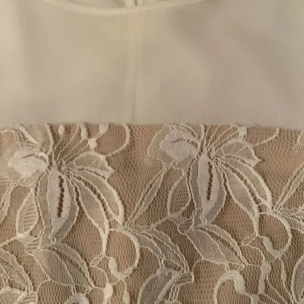 Danny & Nicole Floral Lace Flare Dress Size 10